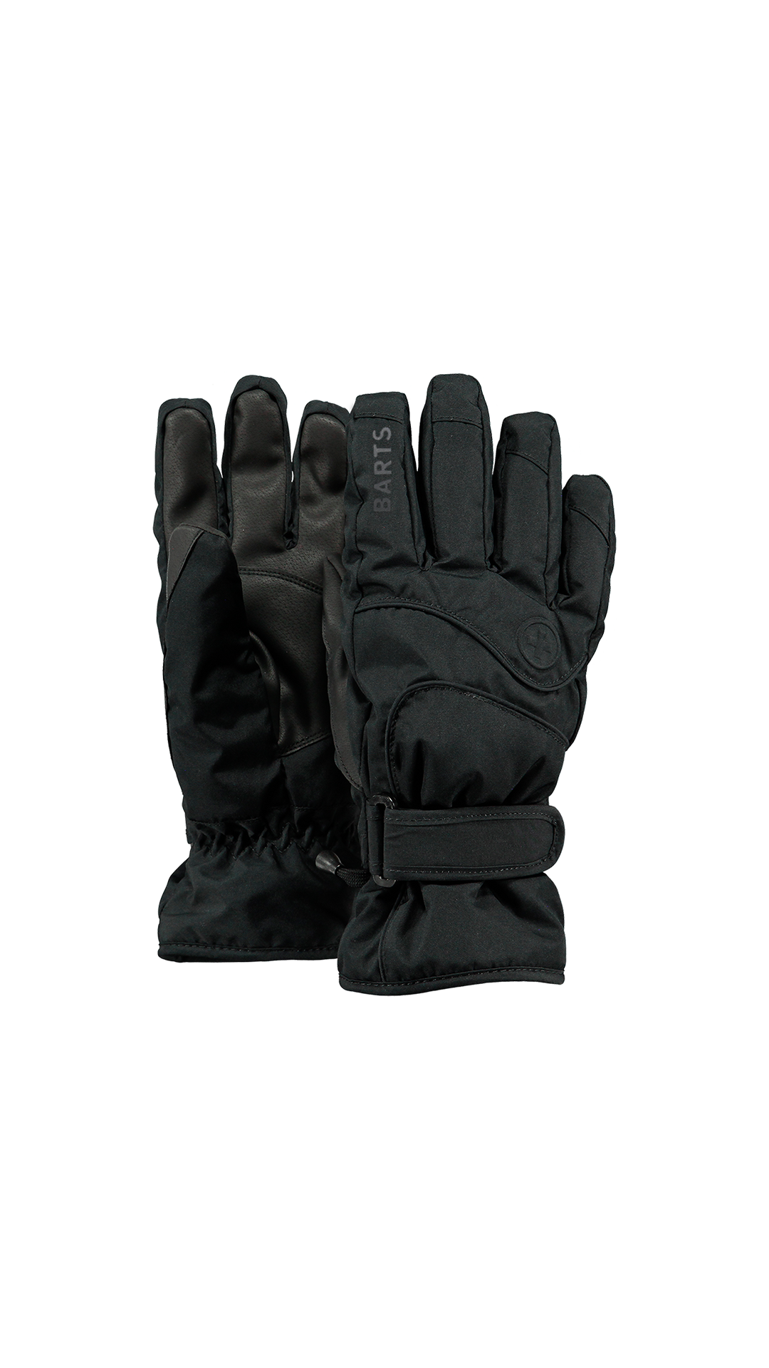 Ski outlet gloves black