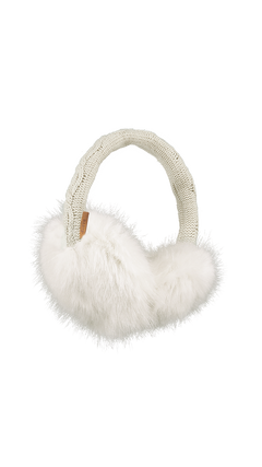 BARTS Fur Earmuffs white