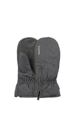 BARTS Zipper Mitts dark heather