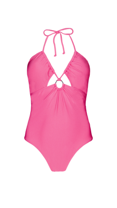 Hot pink monokini store