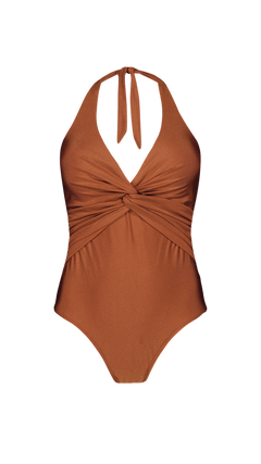 BARTS Isla Halter Shaping One Piece terra