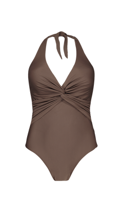 BARTS Kelli Halter Shaping One Piece coffee