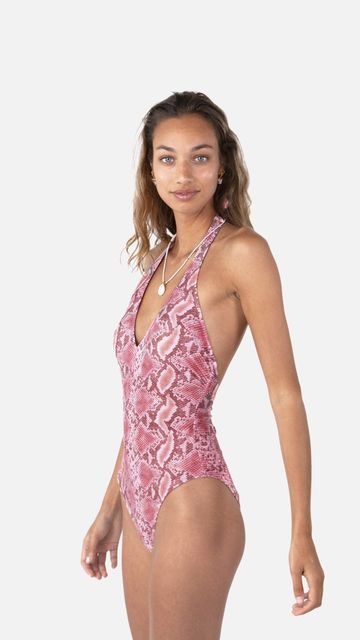 BARTS Keona Halter One Piece pink Order now at BARTS