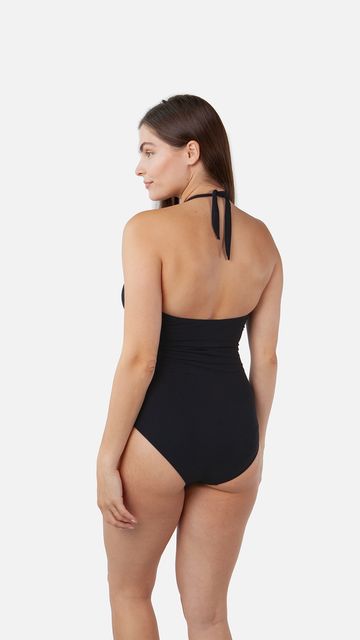 BARTS Solid Halter Shaping One Piece-3