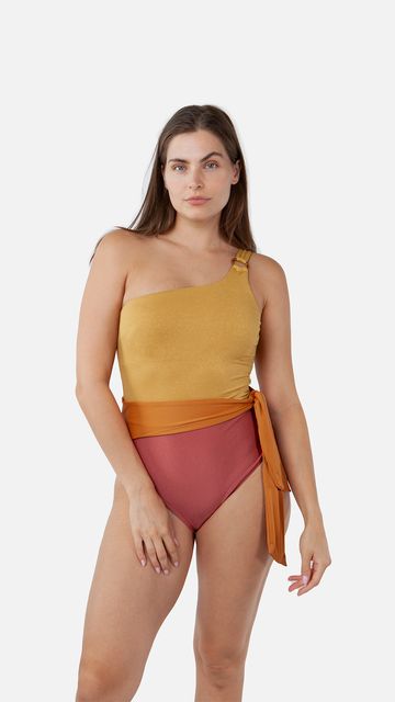 One shoulder one piece bathing suit deals