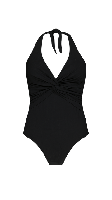 BARTS Solid Halter Shaping One Piece-0