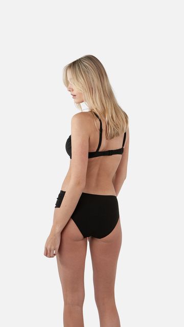 BARTS Solid Mid Waist Briefs-5