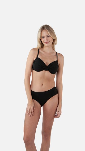 BARTS Solid Mid Waist Briefs-1
