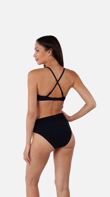 BARTS Solid High Waist Briefs-5