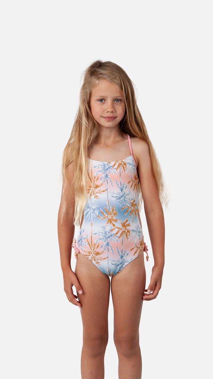 Girls Summer Knotted Yellow Dress